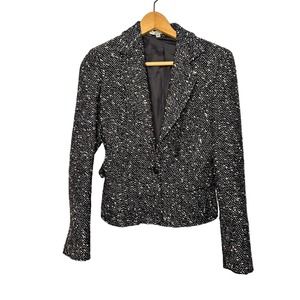 Gianfranco Ferre women's wool tweed blazer size US 4